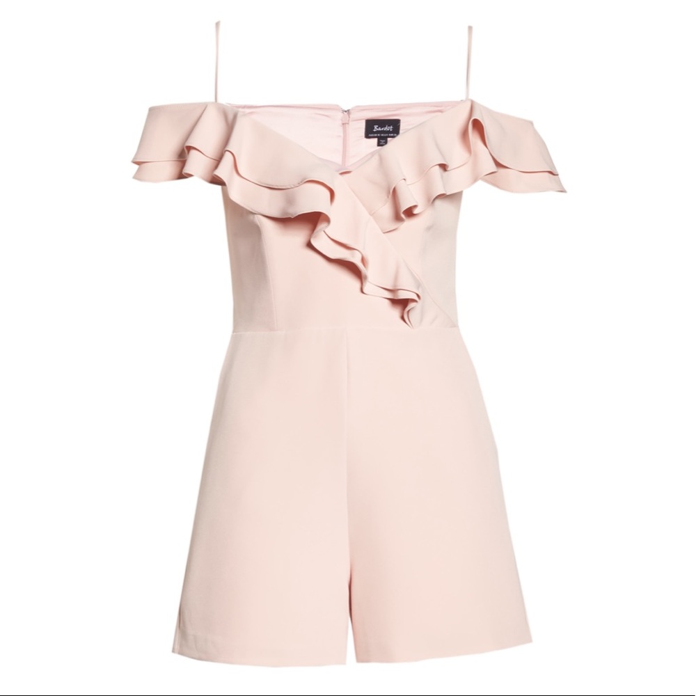 New BARDOT Raene Frill Shorts Romper Cupcake 8